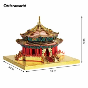 Metalowa układanka 3D Dazheng Palace – Prezent na Boże Narodzenie