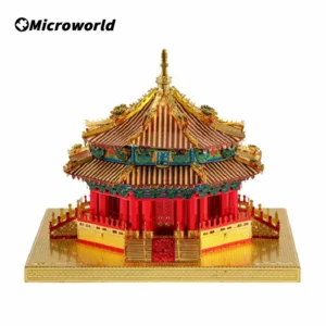 Metalowa układanka 3D Dazheng Palace – Prezent na Boże Narodzenie
