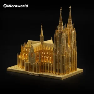 Katedra w Kolonii - Model 3D z metalowych puzzli do złożenia