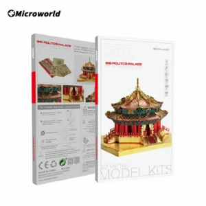 Metalowa układanka 3D Dazheng Palace – Prezent na Boże Narodzenie