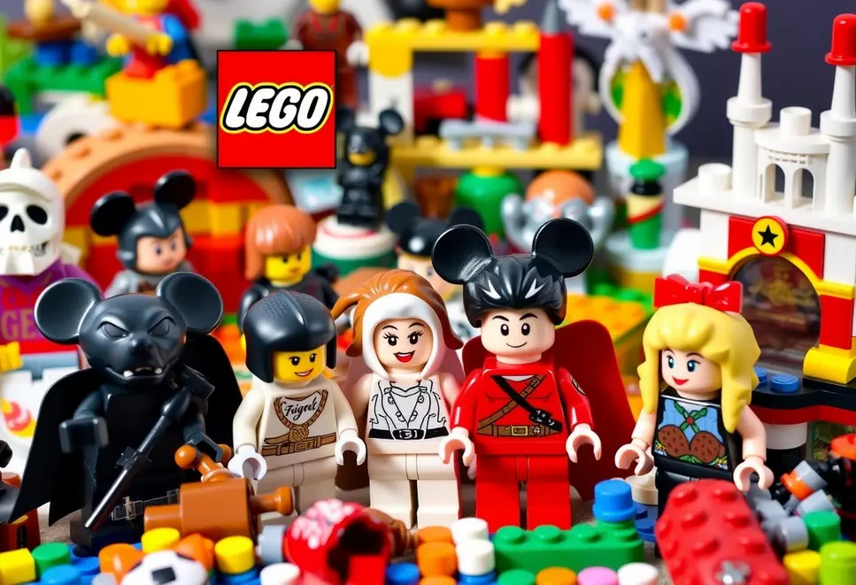 Cover image displaying multiple LEGO Disney sets brimming with colorful and imaginative designs.