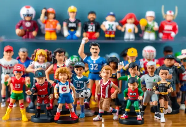 An assortment of figurines showcasing characters from various genres.