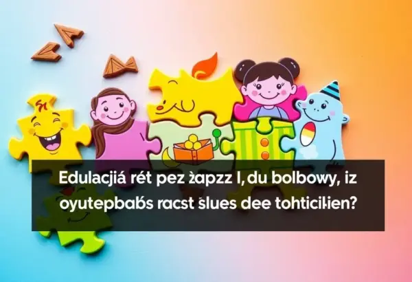 Educational puzzle featuring cartoon characters and fun facts.