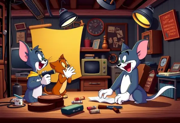 Dynamika konfliktu Toma i Jerry’ego jako kluczowy element nieśmiertelnego komizmu