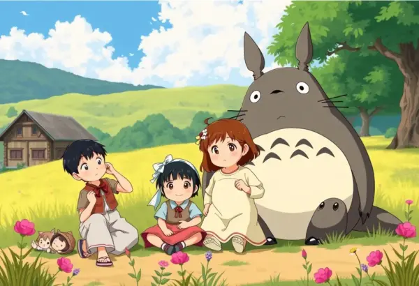 Kusakabe family playing together outdoors.